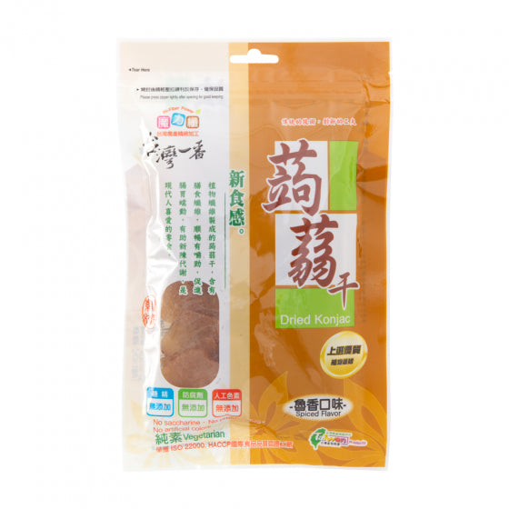 #5224 寒天魯香蒟蒻干 Dried braised konjac (里仁) 100g