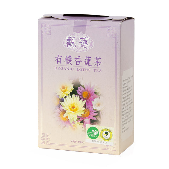 #1611 有機香蓮茶 Org Tea Lotus Petal (里仁) 45 g, 25/cs