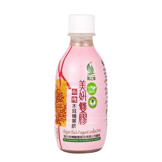 #6182 美妍雙膠-有機木耳精華飲 Organic Black-Fungus & Coralline Drink (里仁) 280ml, 24/cs