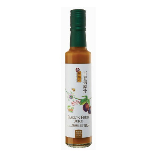 #5155 百香果原汁-無加糖 Passion Fruit Juice-No Sugar Added (陳稼莊) 250 g, 24/cs