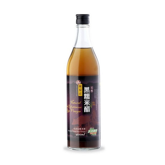 #4624 黑糯米醋 Black Glutinous Rice Vinegar (陳稼莊) 600 ml, 12/cs